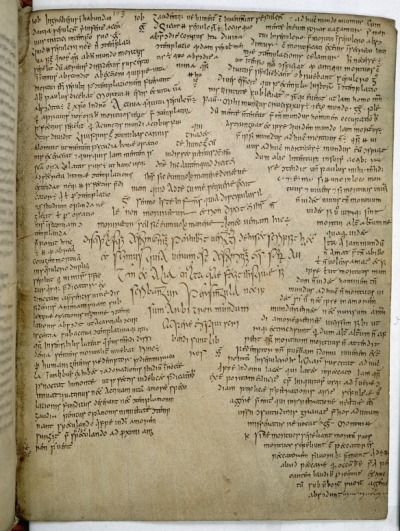 Fascinating: Page from the Book of Armagh, an Irish manuscript which dates from c. 9th century AD (The Book of Armagh TCD MS 52 f 103r, via tinyurl.com/mlbcq46) via forestferncreatio....