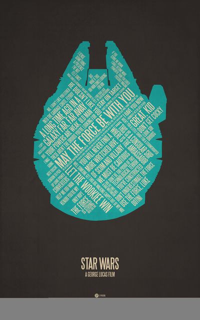 Minimalist movie poster - Star Wars
