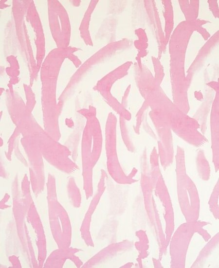 "Positano" silk in Pink Lemonade designed by Interior Designer Amanda Nisbet