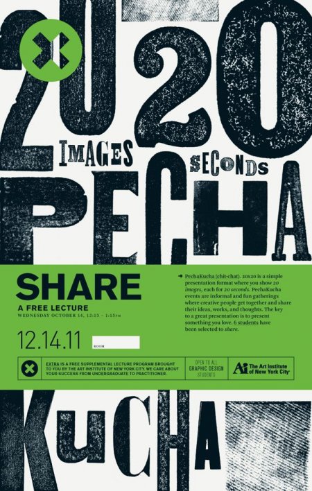 20 images, 20 seconds - Pecha Kucha