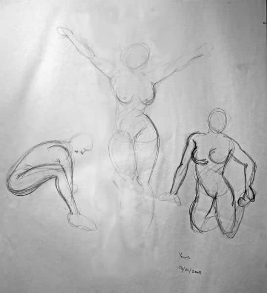 3 poses de nu rapides