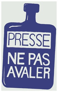 Affiche Mai 68 - presse - ne pas avaler