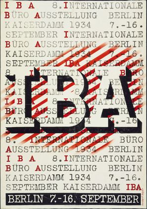 Herbert Bayer. IBA. 1934