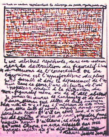 Tableau fragmentariste, 1991 – Isidore ISOU