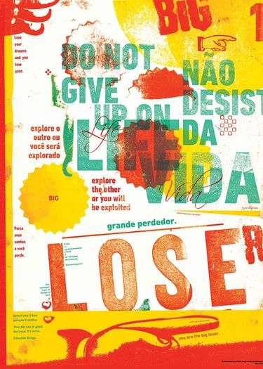 big loser poster by mostarda em po