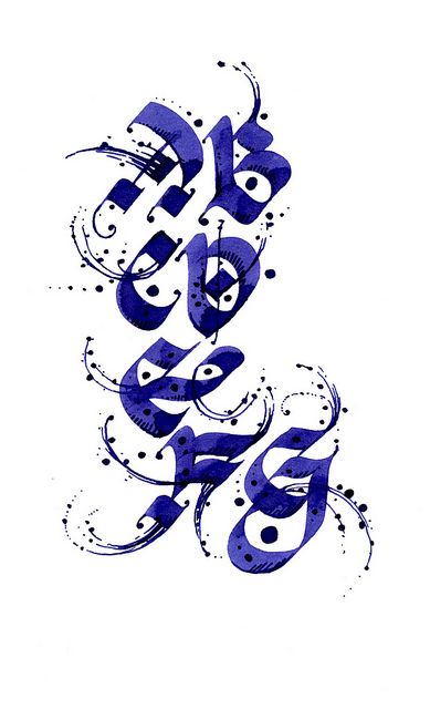 Beautiful Lettering.