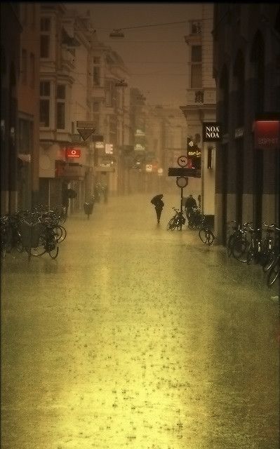 I don't know where this is... but it's by Frans Peter Verheyen. And all I know is it's gorgeous. I love. love. love rain. And walking in the rain. :)