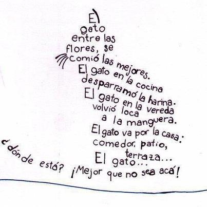 El Gato.. Caligrama..