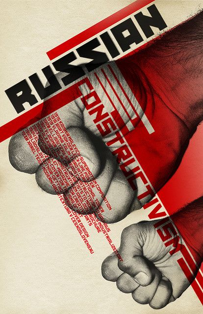 Russian Constructivism Poster // by Dog on Fire