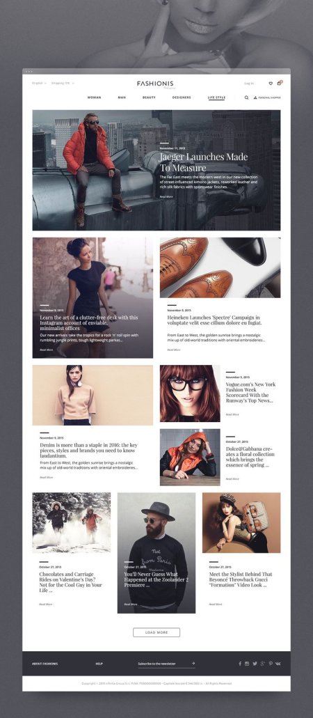 Fashionis on Web Design Served