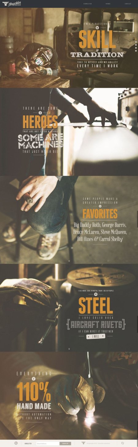 Knuckles Industries | Best Web #Design #Inspiration