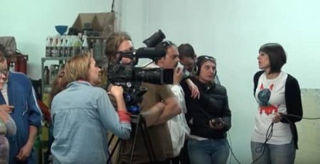 Making-of de tournage El Pomo Azul