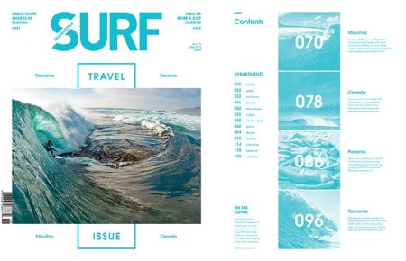 #Surf #monotone #blue