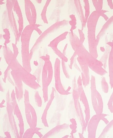 "Positano" silk in Pink Lemonade designed by Interior Designer Amanda Nisbet