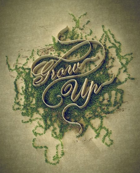 50 créations autour de la typographie et du graphisme | Blog du Webdesign