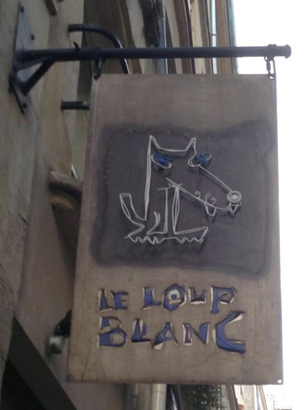*Enseigne "Le Loup Blanc" Paris, France*
