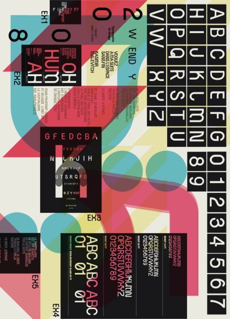 Planche de typographie : Wendy