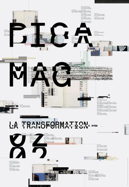PICA MAGAZINE POSTER / JACKET by Emanuel Cohen, via Behance